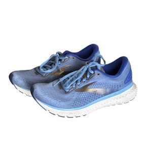 Brooks Glycerin 18 Blue Women’s Running Gym Shoes Sz 8 Sneakers